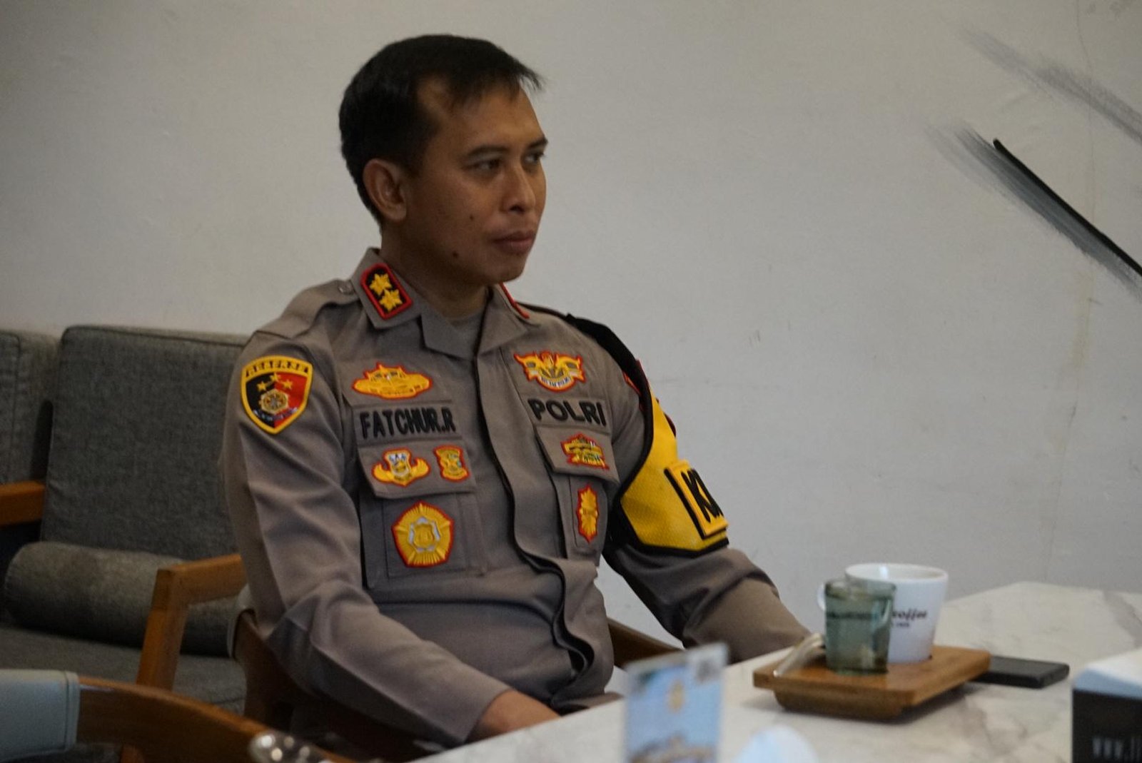 Kapolres Singkawang Ngopi Bareng Bersama Awak Media