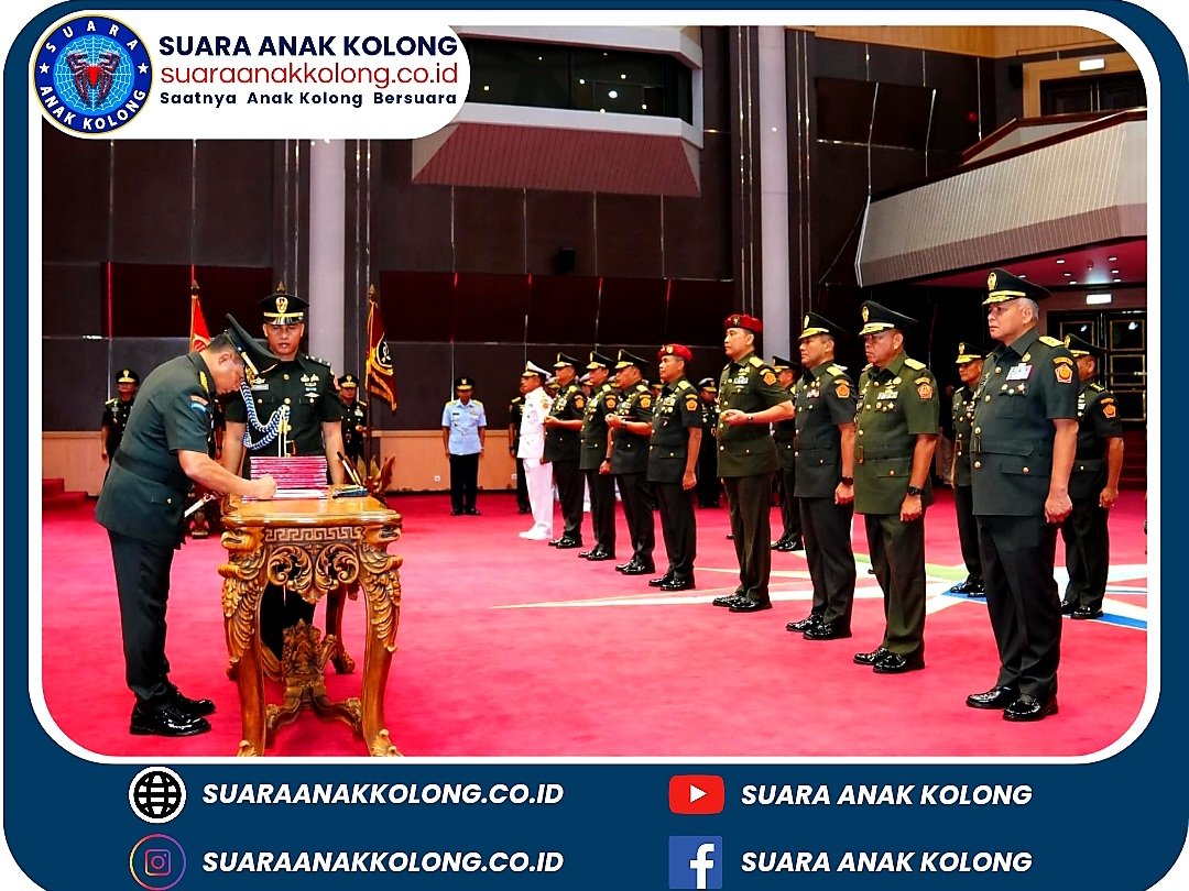 Panglima TNI Pimpin Sertijab 9 Jabatan Strategis di Lingkup Mabes TNI