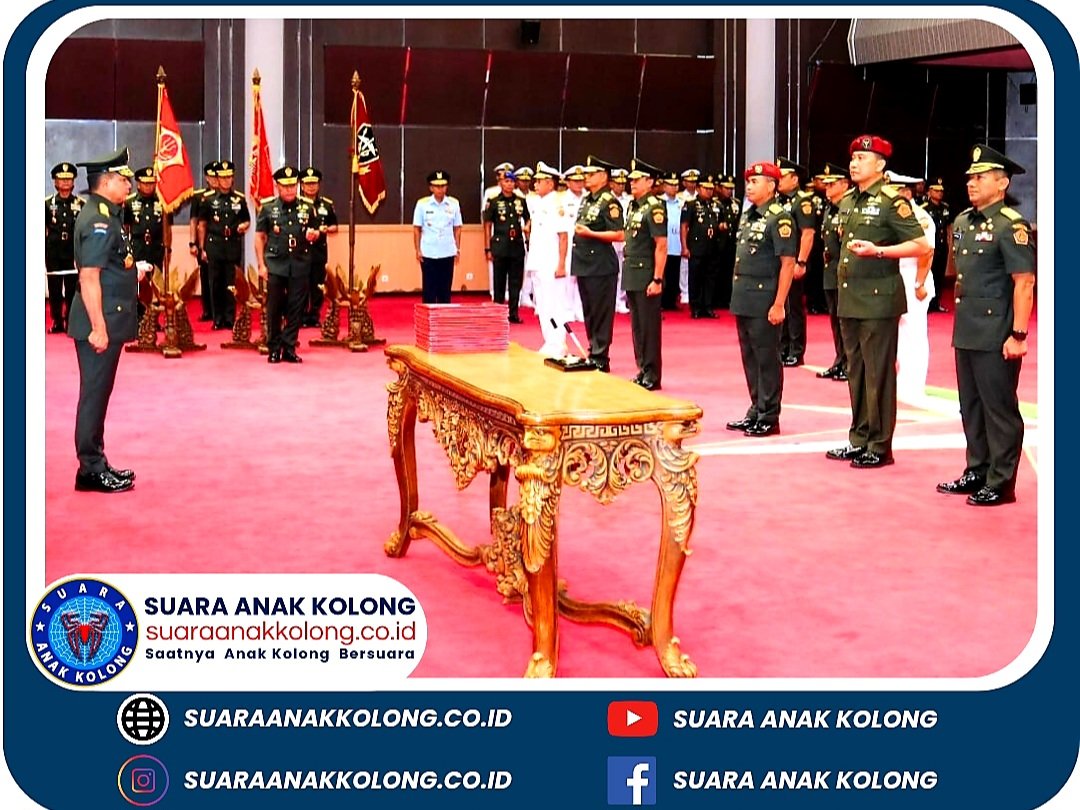 Panglima TNI Pimpin Sertijab 9 Jabatan Strategis di Lingkup Mabes TNI