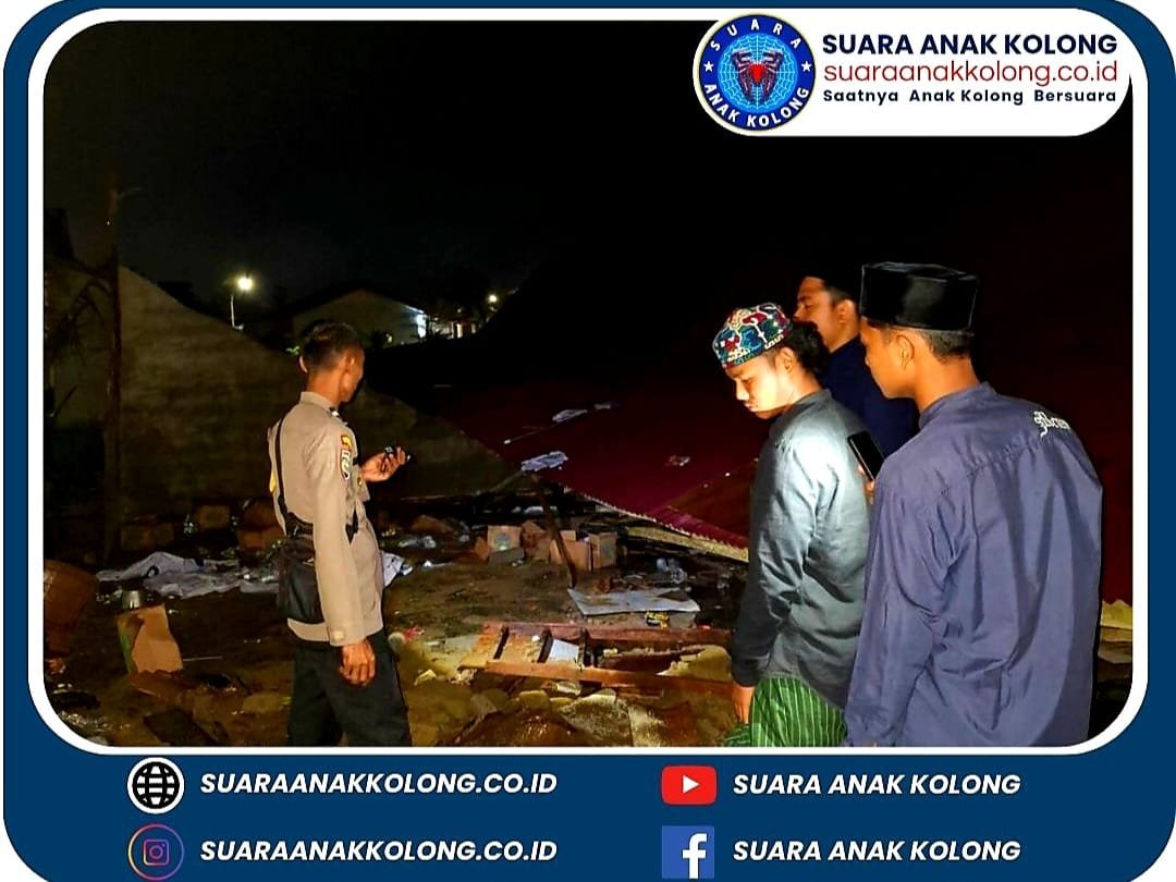 Cuaca Ekstrem Sebabkan Bangunan Ponpes Al-Mansyur Islamic Ambruk