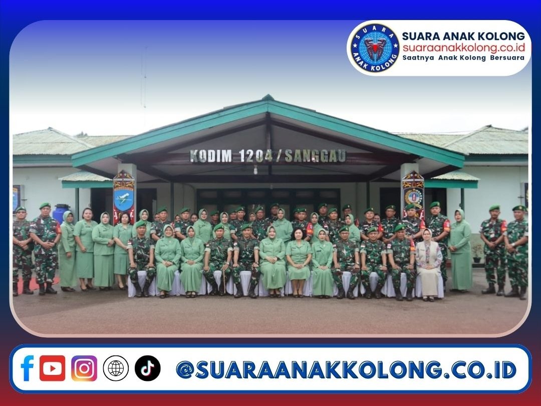 Kunjungan Kerja Danrem 121/ABW ke Kodim 1204/Sanggau Ini Pesannya.