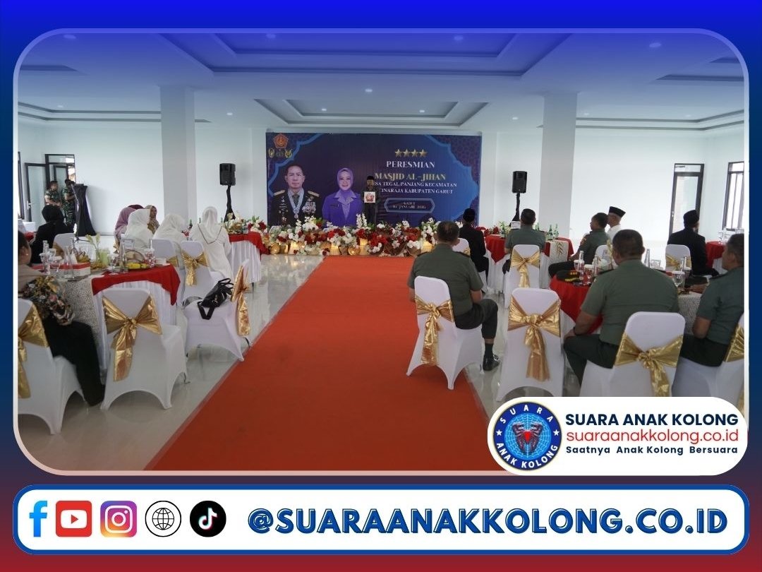 Panglima TNI Resmikan Masjid Al-Jihan di Garut: Simbol Penguatan Nilai Keagamaan dan Sosial