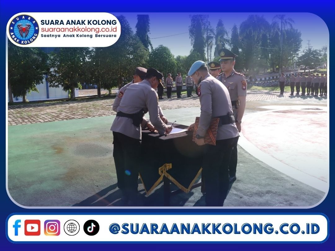 Sertijab Kapolsek Mempawah Hulu, Kapolres Landak Tegaskan Pentingnya Profesionalisme Polri