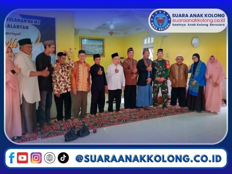 Babinsa Kodim 1209-05/Smltn Hadiri Pengajian Peringatan Is,ra Mi'raj