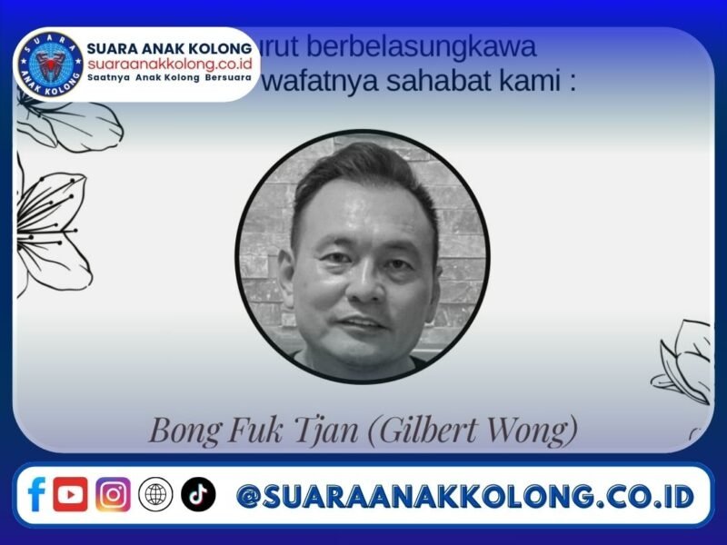 Keluarga Besar Anak Kolong Kalimantan Barat Turut Berdukacita atas Telah Berpulangnya Saudara Bong Fuk Tjian (Gilbert Wong)