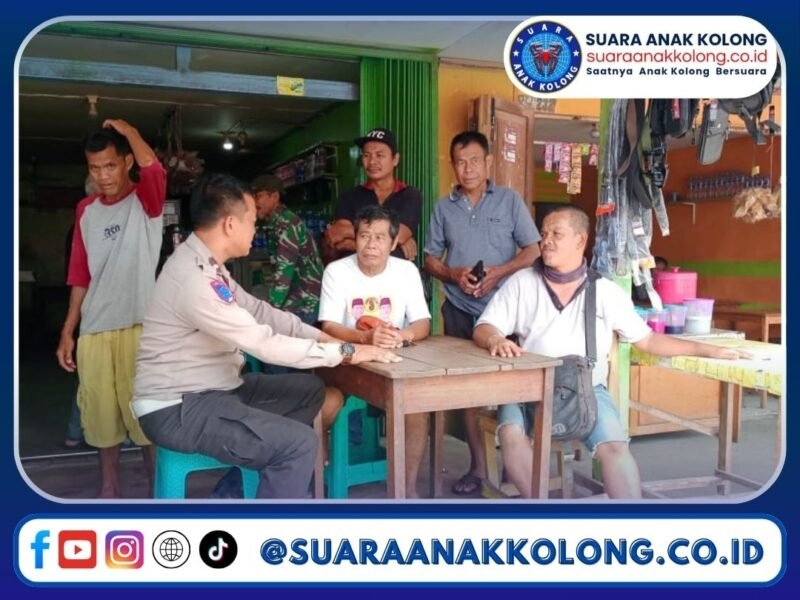 Kanit Lantas Polsek Mempawah Hulu Sampaikan Himbauan Kamseltibcarlantas