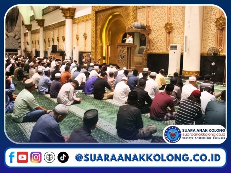 Semarakkan Ramadhan 1446 H, Pangdam XII/Tpr Sampaikan Kultum di Masjid Raya Mujahidin