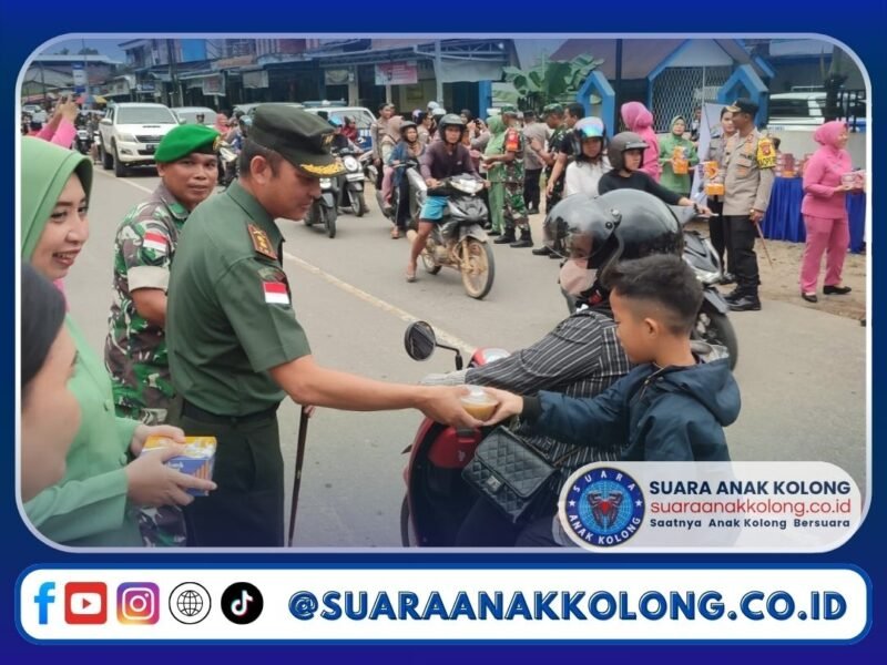 Polres Bengkayang Bersama TNI Berbagi Takjil, Wujud Sinergi di Bulan Suci Ramadan 1446 H