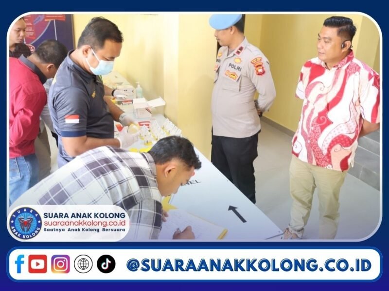 Kasat Reskrim Pimpin Tes Urine, AKP Ambril: Tidak Ada Toleransi bagi Pengguna Narkoba