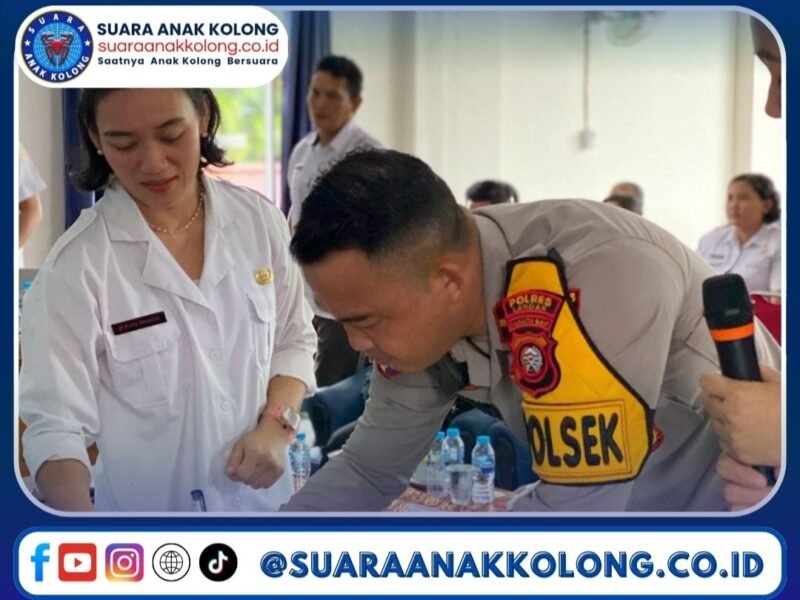 Sinergi Lintas Sektor: Kapolsek Sengah Temila Dukung Peningkatan Kesehatan Masyarakat