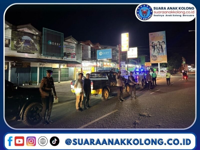 Jajaran Polres Ketapang Gelar Patroli Kamtibmas Subuh Presisi, Jamin Keamanan Warga