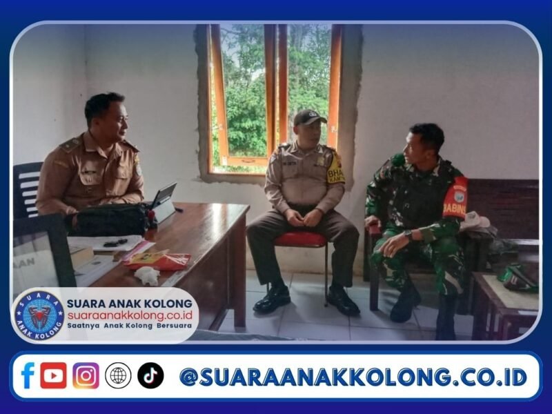 Perkuat Sinergi, Bhabinkamtibmas dan Babinsa Sambangi Kepala Desa untuk Jaga Kamtibmas
