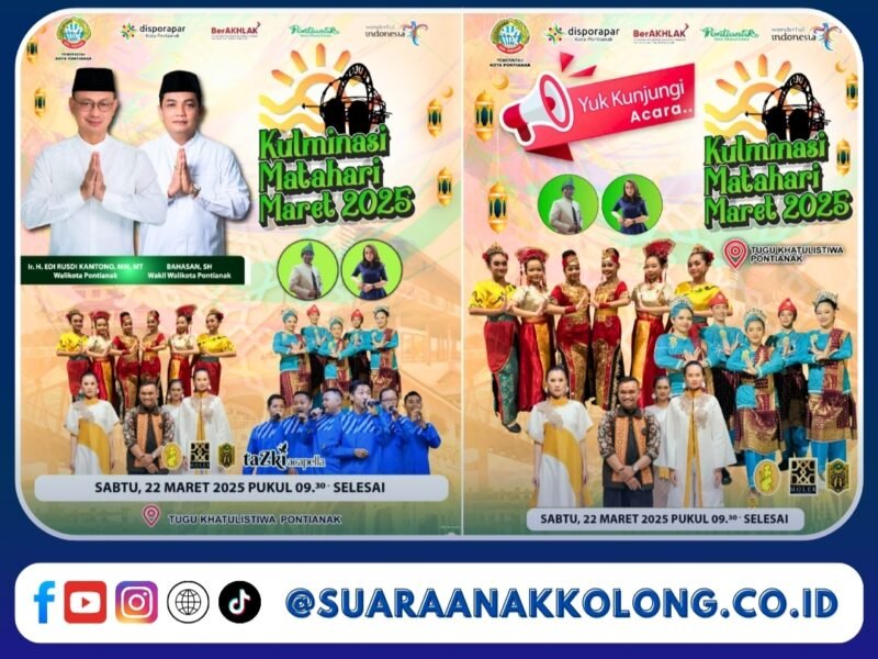 Pontianak Bersiap Sambut Kulminasi Matahari 2025, Wali Kota Gelar Festival Besar di Tugu Khatulistiwa