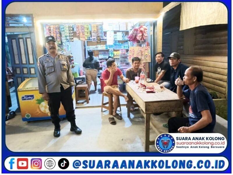 Jaga Kondusifitas Ramadhan, Polsek Air Besar Rutin Patroli Malam