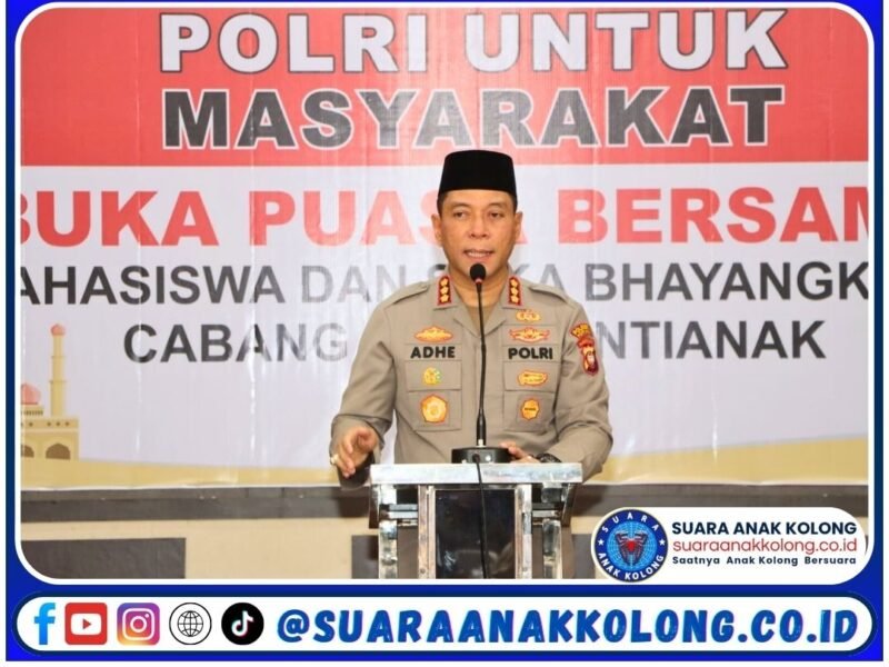 Kapolresta Pontianak Gelar Buka Puasa Bersama Mahasiswa dan Saka Bhayangkara, Perkuat Silaturahmi dan Kamtibmas
