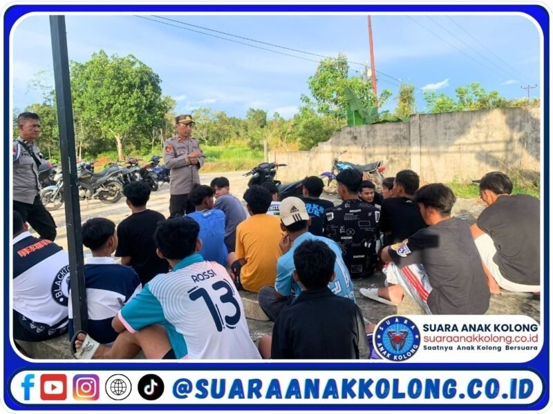 Penertiban Balap Liar dan Knalpot Brong di Boyan Tanjung, Polsek Amankan Sejumlah Kendaraan