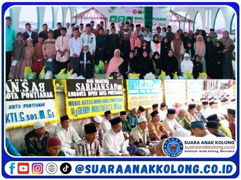 Yakorma Kalbar Gelar Doa Bersama untuk Ust. Sarijan, S.Ag., M.Pd.I, Sekaligus Santunan Anak Yatim