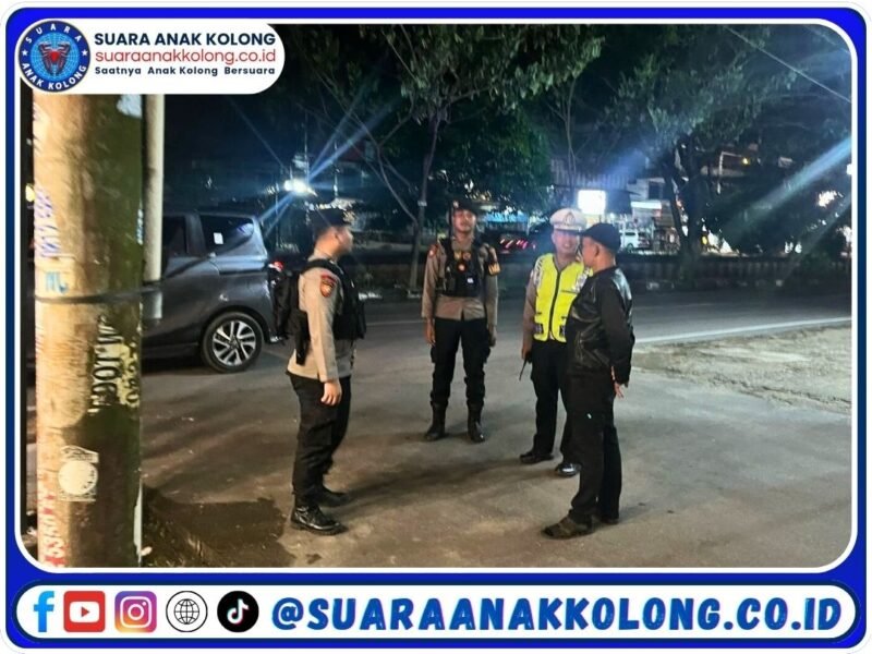 Patroli Enggang Polresta Pontianak Sambangi Petugas Keamanan Komplek Pascalebaran