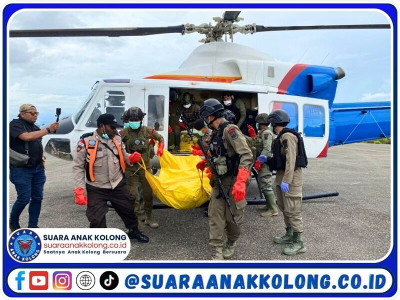Dua Jenazah Korban KKB Berhasil Dievakuasi ke RSUD Dekai, Ops Damai Cartenz Tegaskan Proses Identifikasi dan Pengejaran Terus Berjalan