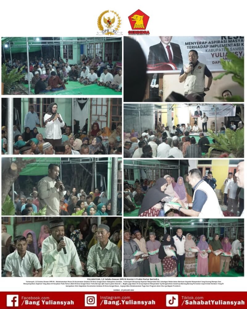 Gelar Reses di Sambas, Yuliansyah Bawa Kabar Baik Soal Perbaikan Jalan dan Serap Aspirasi Petani
